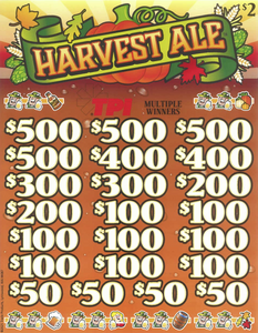 Harvest Ale  7877R 75% Payout