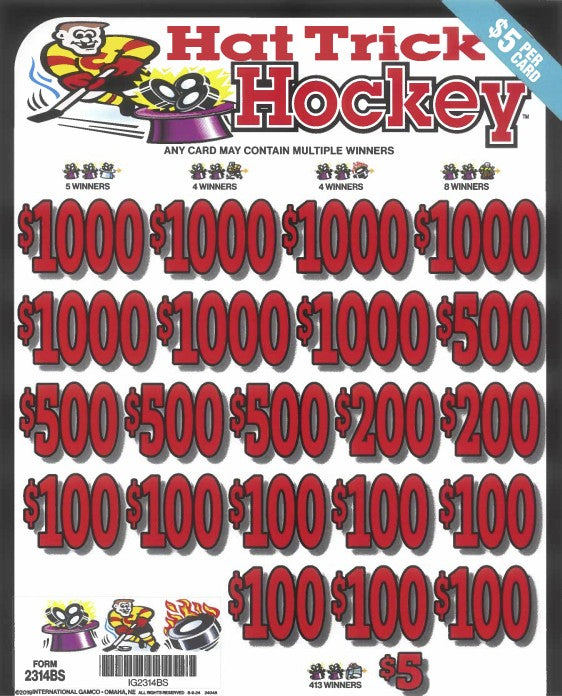 Hat Trick Hockey 2314BS  77% Payout