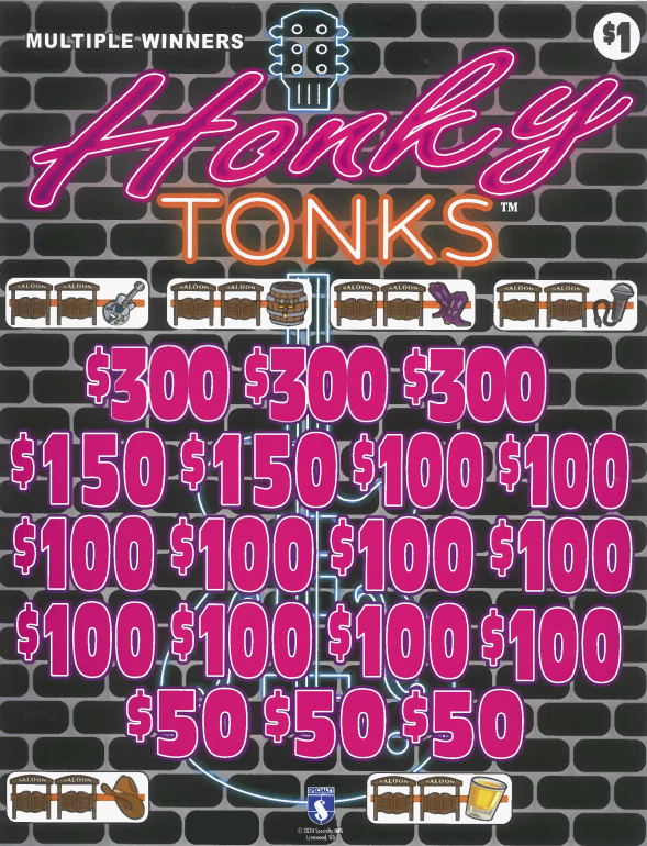 Honky Tonks 7598L   74% Payout