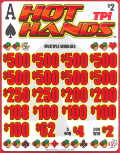 $2 Hot Hands   7404Q  76% Payout