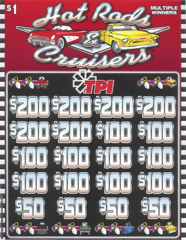 Hot Rods & Cruisers 7236S  75% Payout