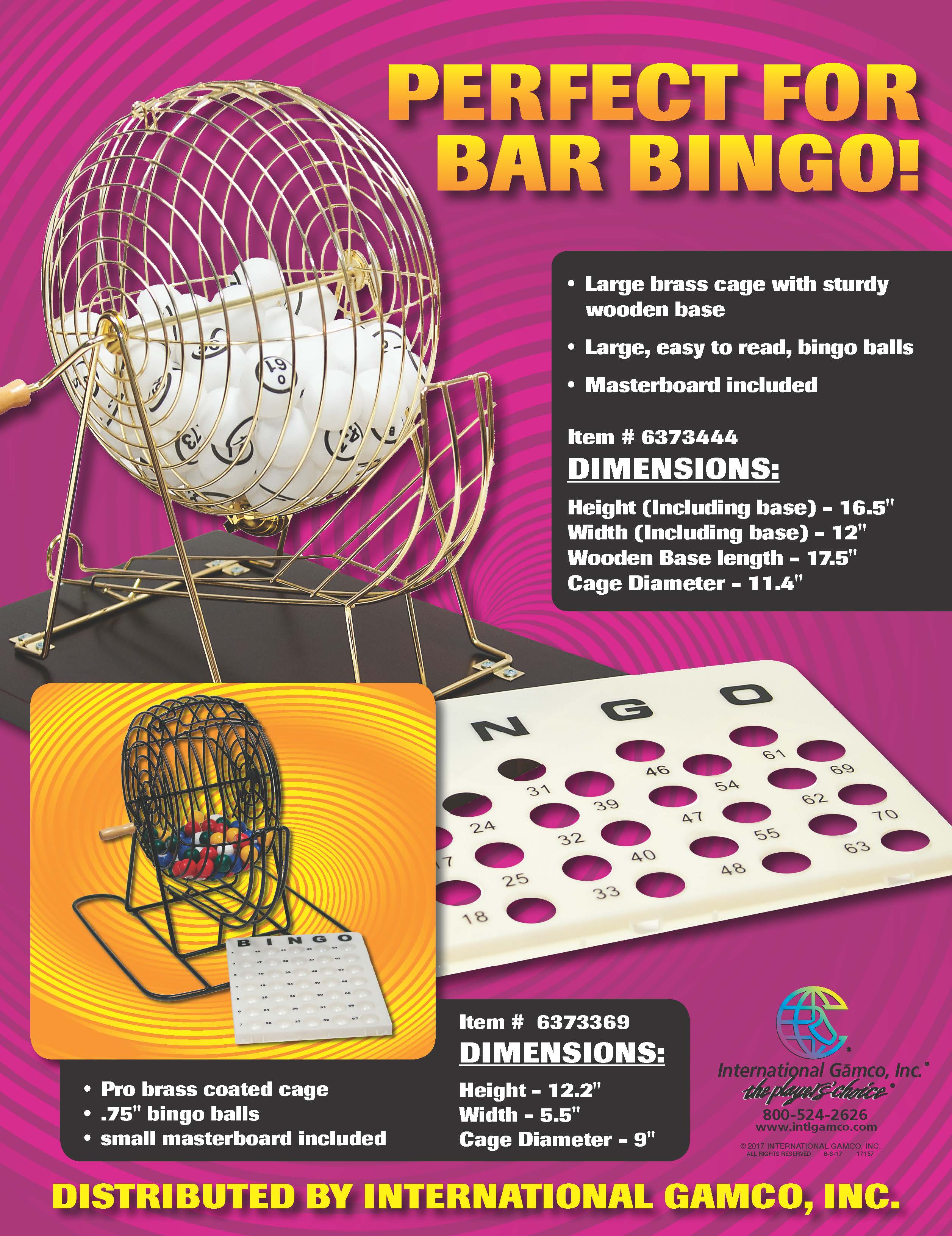 Bingo Ball Cage with Bingo Balls