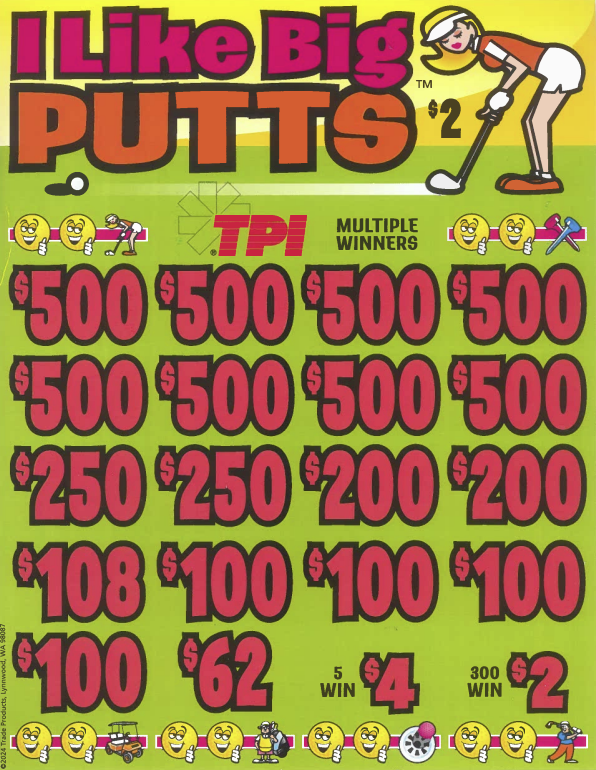 $2 I Like Big Putts 7753P   76% Payout