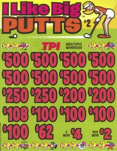$2 I Like Big Putts 7753P   76% Payout