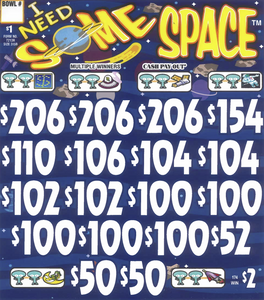 I Need Some Space  7213R   75.97% Payout