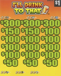 I'll Drink To That  IDTN172   74% Payout