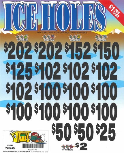 Ice Holes   2267AS  78.38% Payout