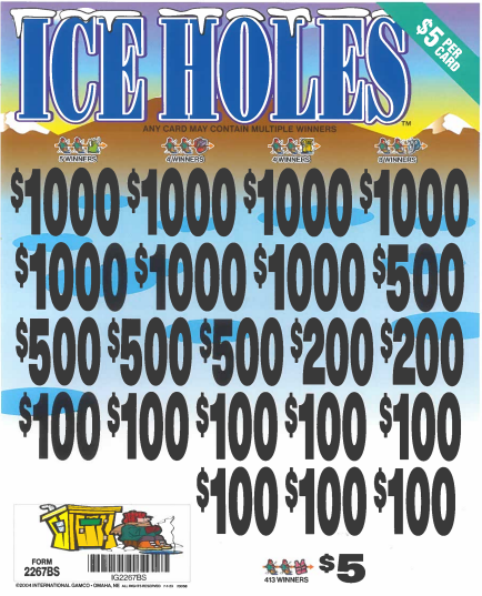 Ice Holes   2267BS  77% Payout