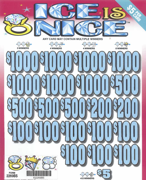 Ice Is Nice  2269BS  77% Payout