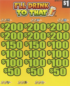 I'll Drink To That  IDTN175  74.18% Payout