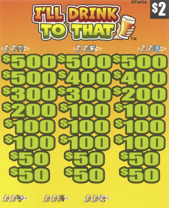 I'll Drink To That IDTN428  76.75% Payout