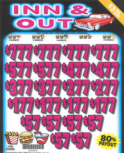 Inn & Out 2332DL  80% Payout