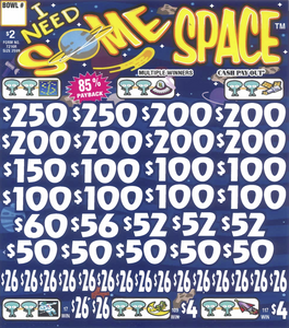 I Need Some Space 7216R  85% Payout