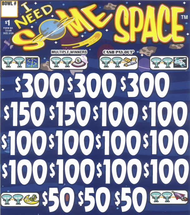 I Nedd Some Space   7214R  74% Payout