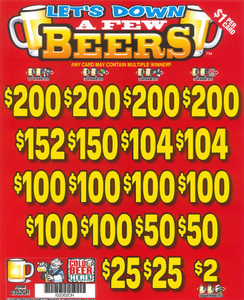 Let's Down A Few Beers  2352CH  78.38% Payout