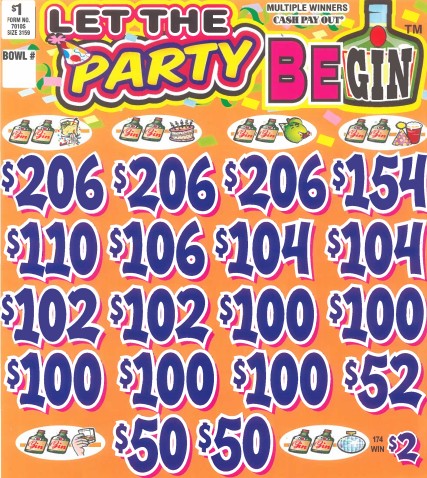 Let The Party Be Gin  7010S 75.97% Payout