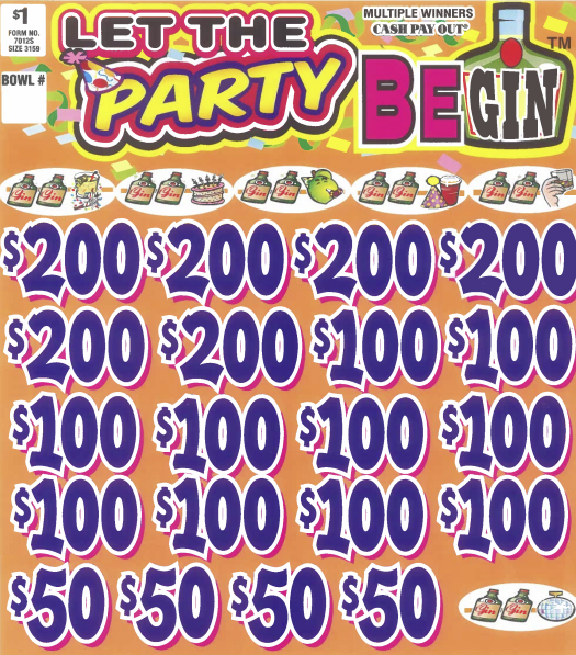 Let The Party Be Gin  7012S  75.9% Payout