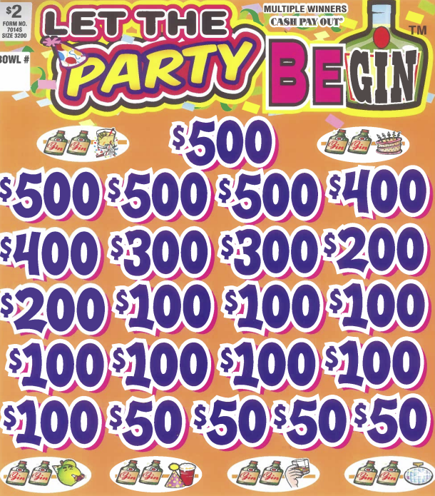 Let The Party Be Gin  7014S  75% Payout