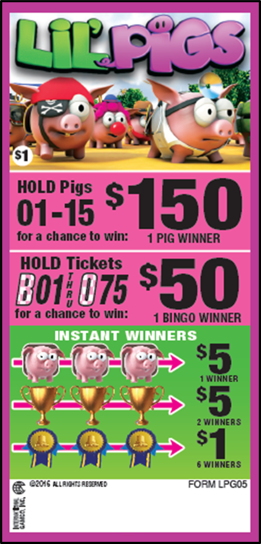 Lil' Pigs LPG05 - V2 Race Game – NG Gaming Minnesota Lil' Pigs LPG05 - V2 Race Game – NG Gaming Minnesota