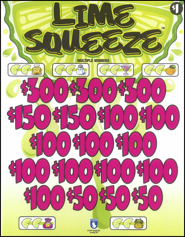 Lime Squeeze   7231Q   74% Payout