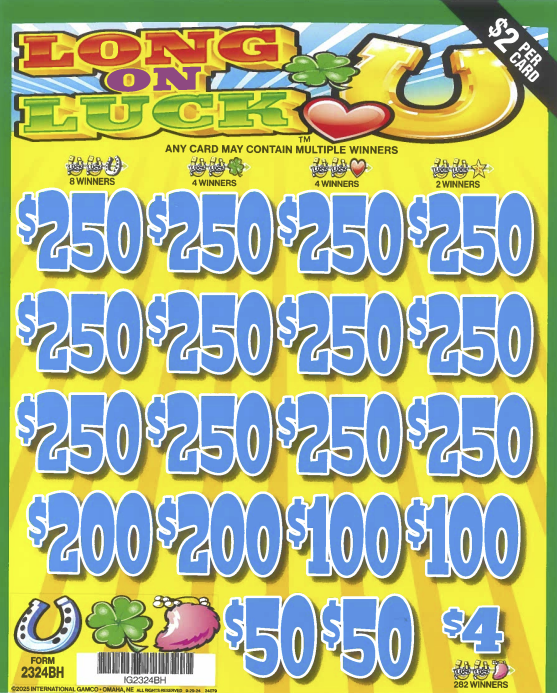 Long On Luck   2324BH  75.7% Payout