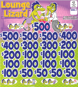 Lounge Lizard    YR52  75% Payout