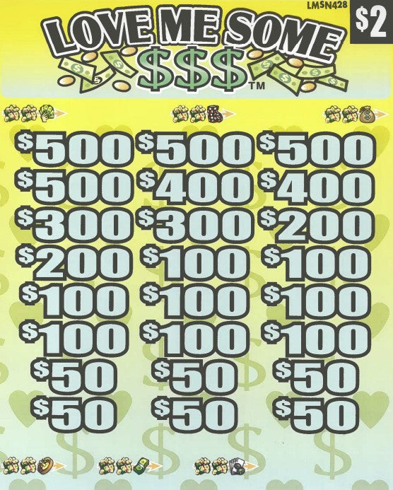 Love Me Some $$$  LMSN428  76.75% Payout