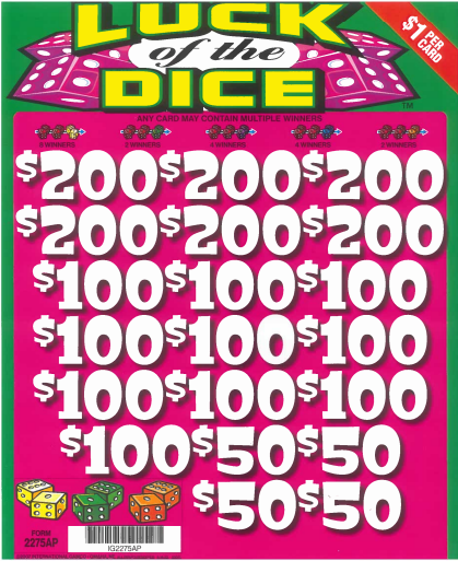Luck Of The Dice  2275AP  75.35% Payout