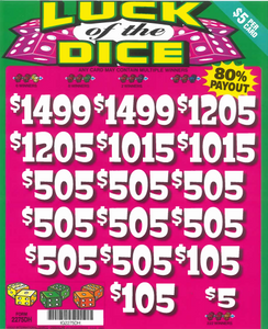 Luck Of The Dice  2275DH  80% Payout