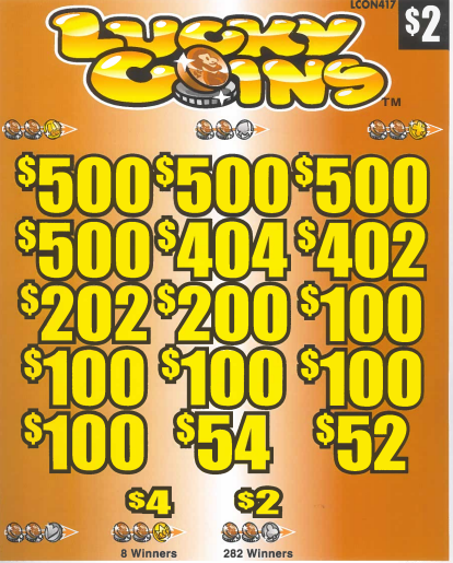 Lucky Coins LCON417      74.7% Payout