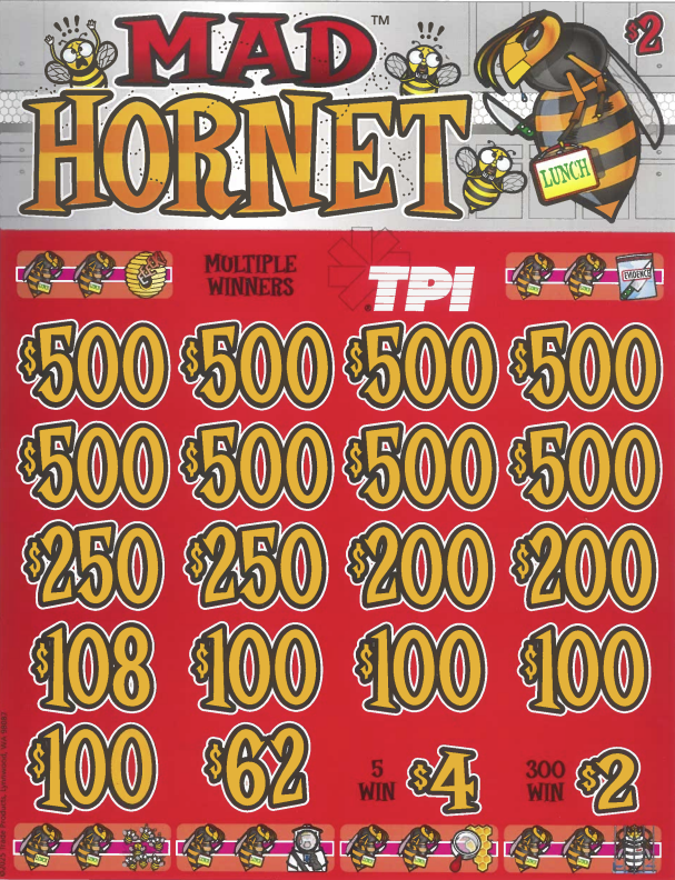 Mad Hornet 7616R  76% Payout