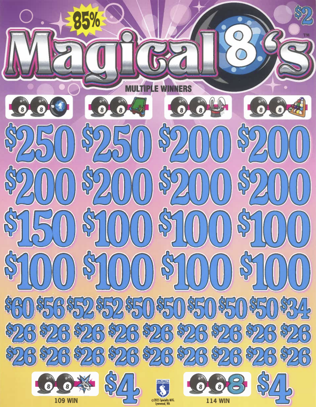 Magical 8's   7402R   85% Payout
