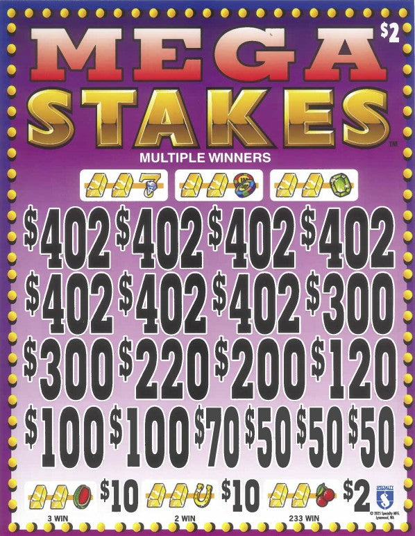 Mega Stakes 7656S  75.5% Payout