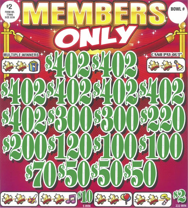 Members Only  7786Q 75.5% Payout