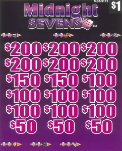 Midnight 7's  MDSN175  74.18% Payout