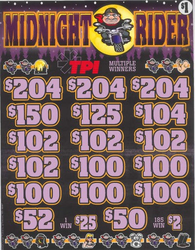 Midnight Rider  7567L 75.7% Payout