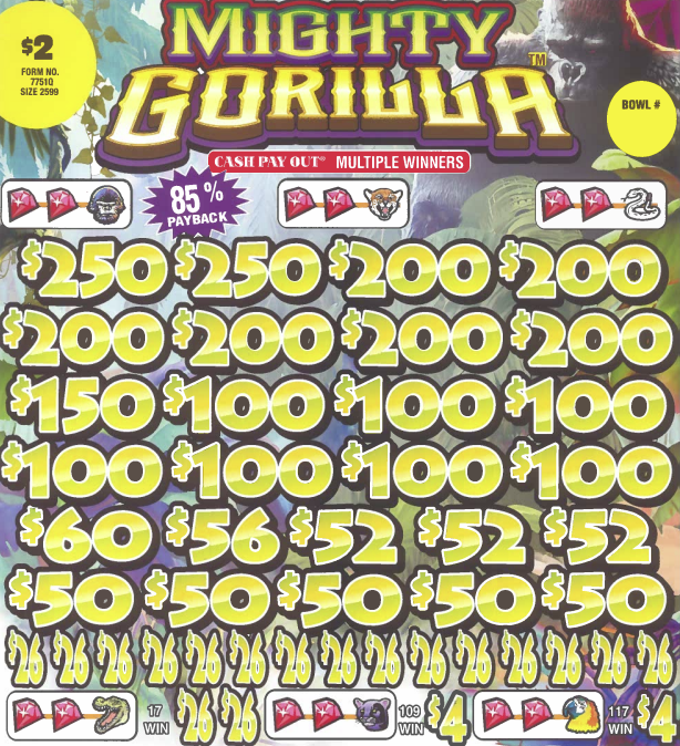 MIghty Gorilla   7751Q  85% Payout