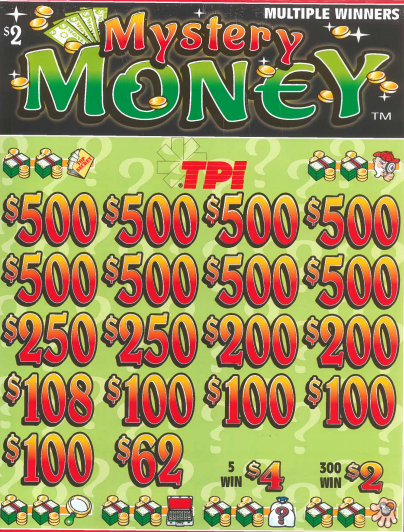 Mystery Money 7462J     76.89% Payout