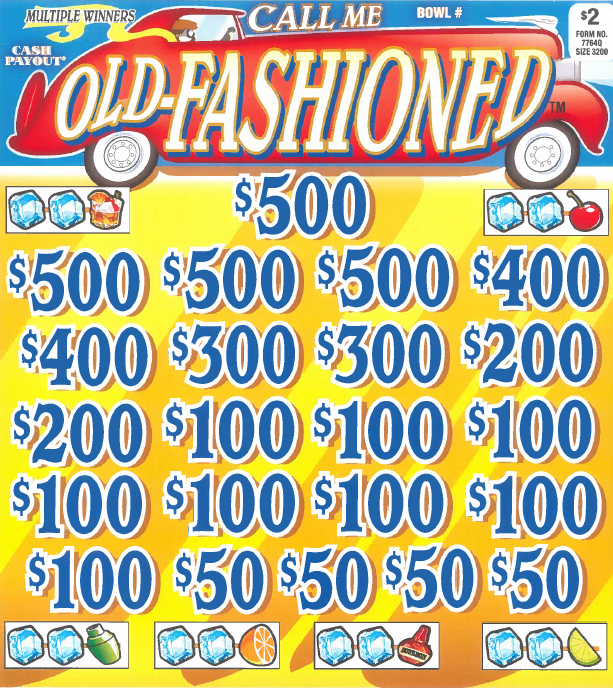 $2 Old Fashioned   7764Q  75% Payout