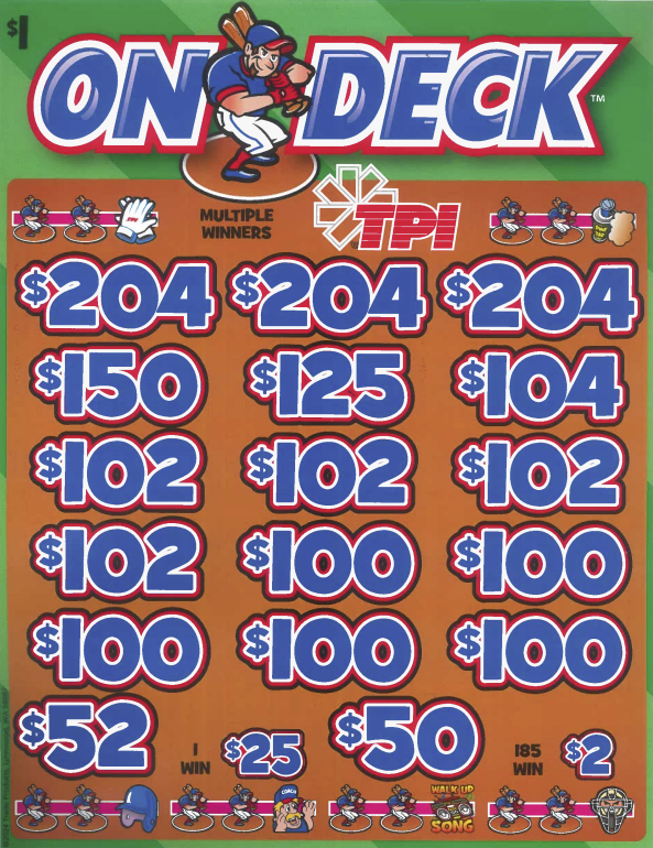On Deck  7769P   75.7% Payout