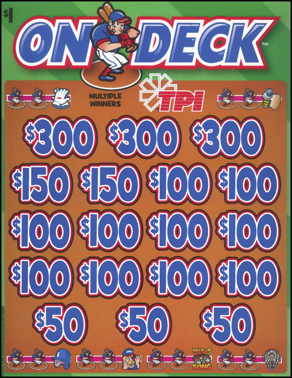 On Deck    7772P  74% Payout