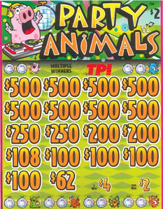 Party Animals  7454J     76.89% Payout