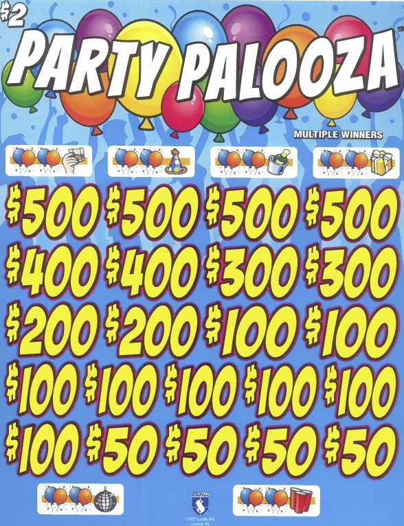 Party Palooza  7065S   75% Payout