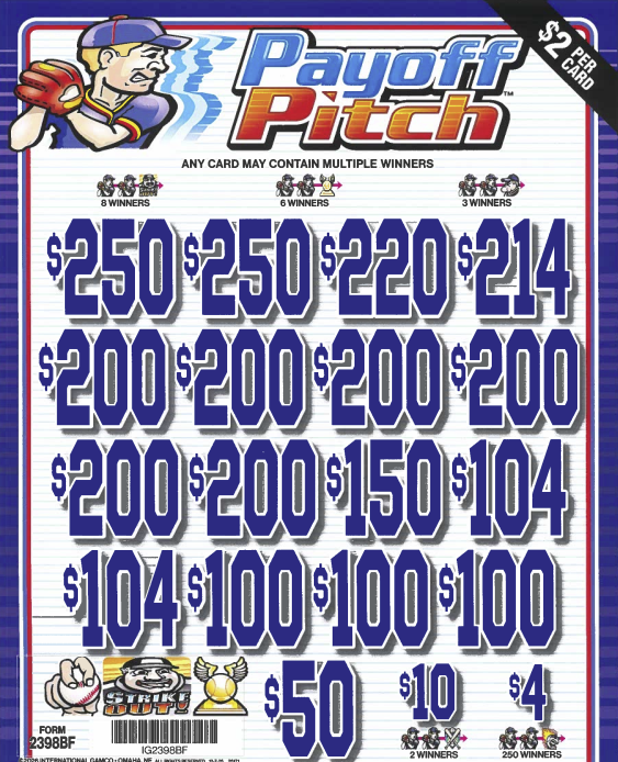 $2 Pull-Tabs 78-79.9% Payout – NG Gaming Minnesota