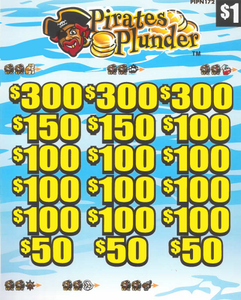 Pirates Plunder  PIPN172  74% Payout