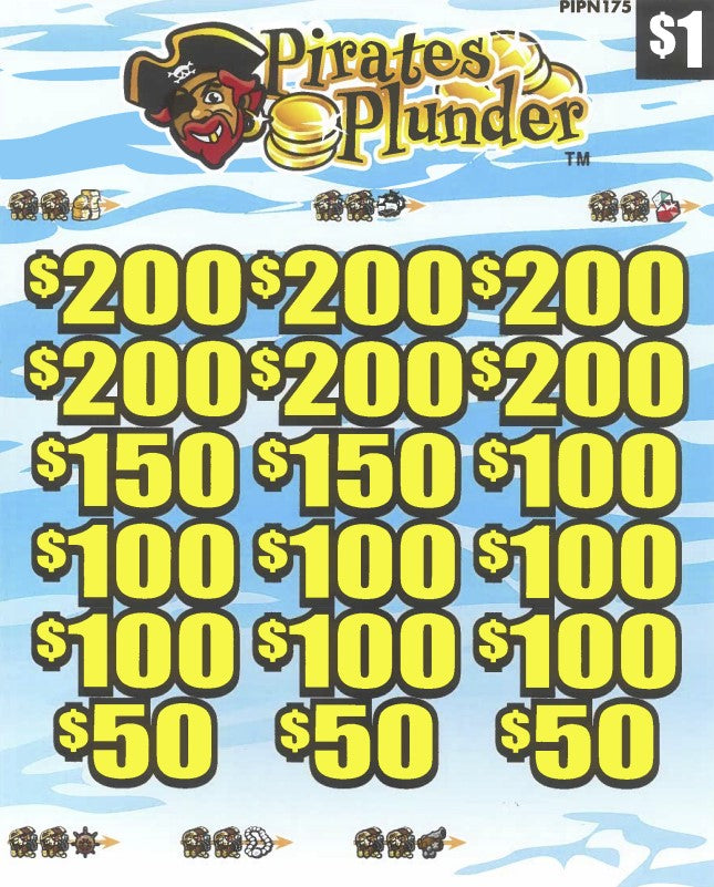 Pirates Plunder  PIPN175     74.18% Payout