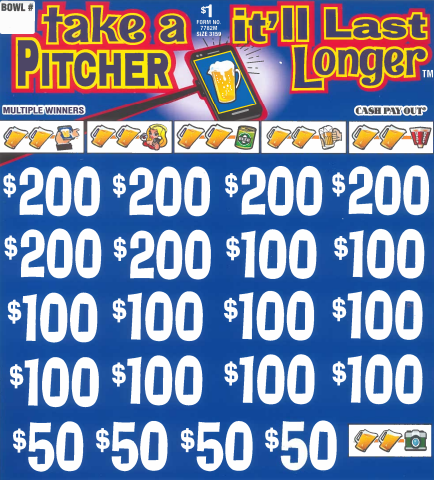 Take A Pitcher It'll Last Longer  7782M 75.9% Payout