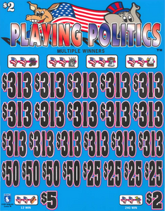 Playing Politics 7711J    74.59% Payout