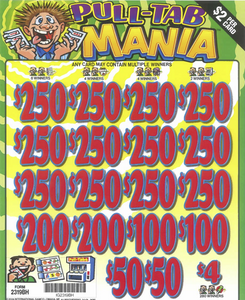 Pulltab Mania 2319BH  75.7% Payout