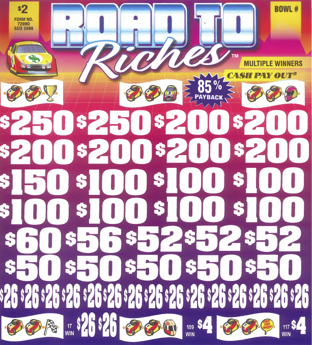 Road To Riches 7299Q  85% Payout